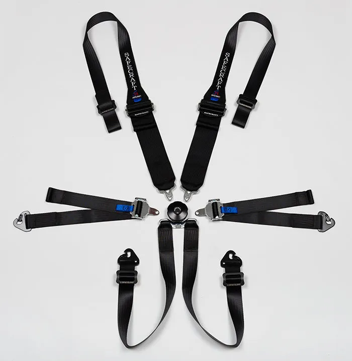 Safecraft 5015 Safety Harness - FIA Certified - Black