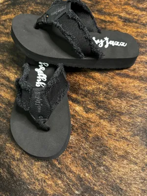 Slate Black Flip Flops