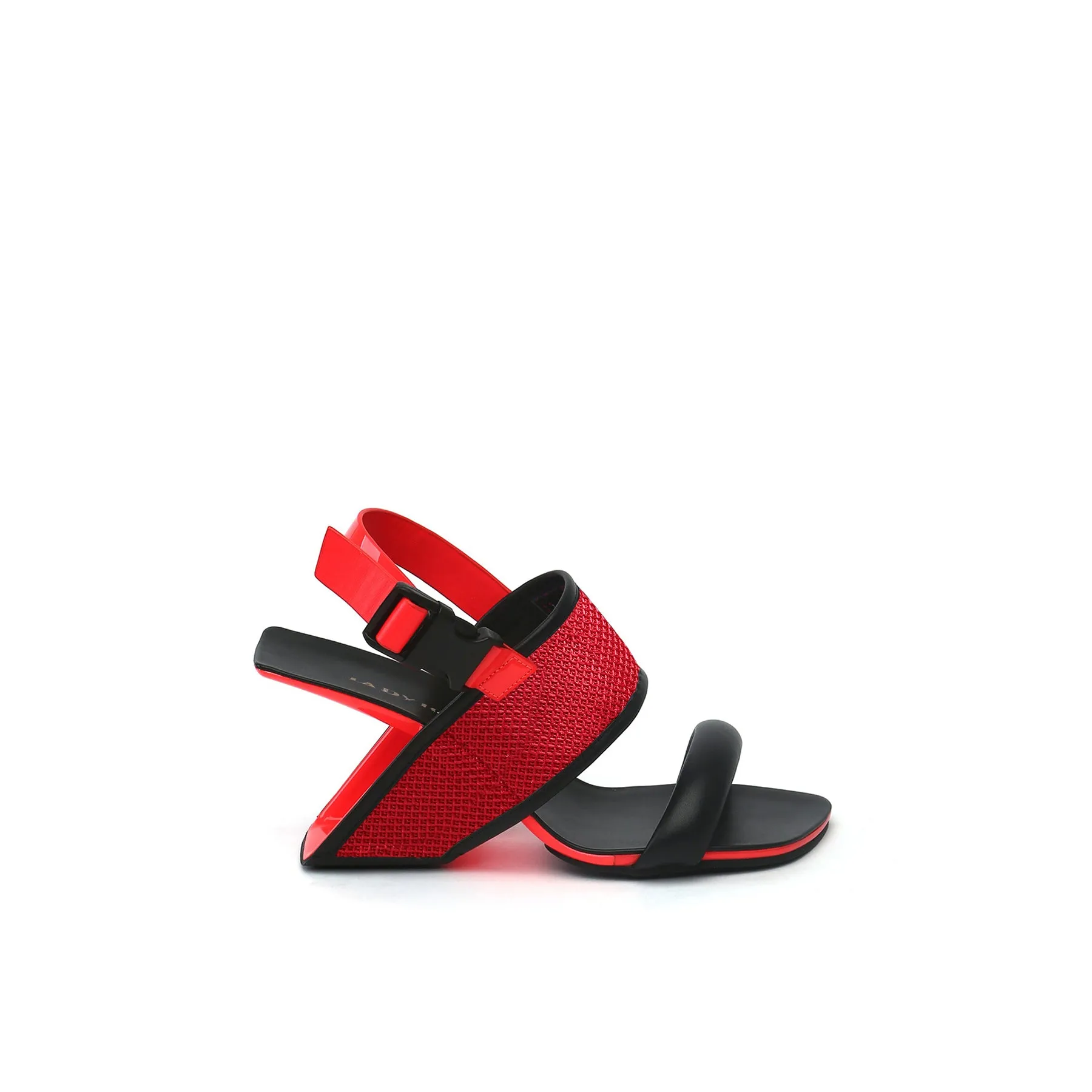 Square Toe Wide Strap Slingback Sandals