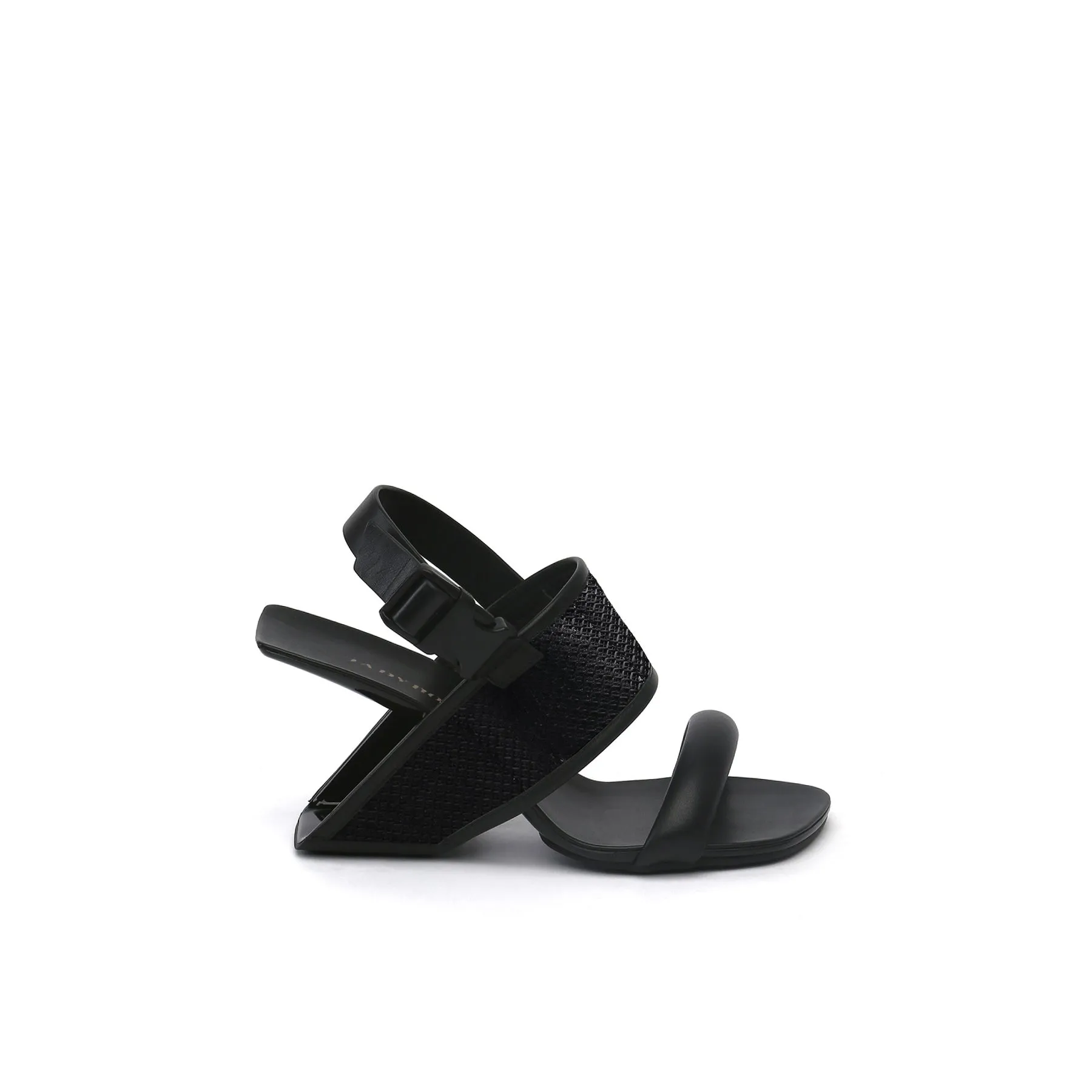 Square Toe Wide Strap Slingback Sandals