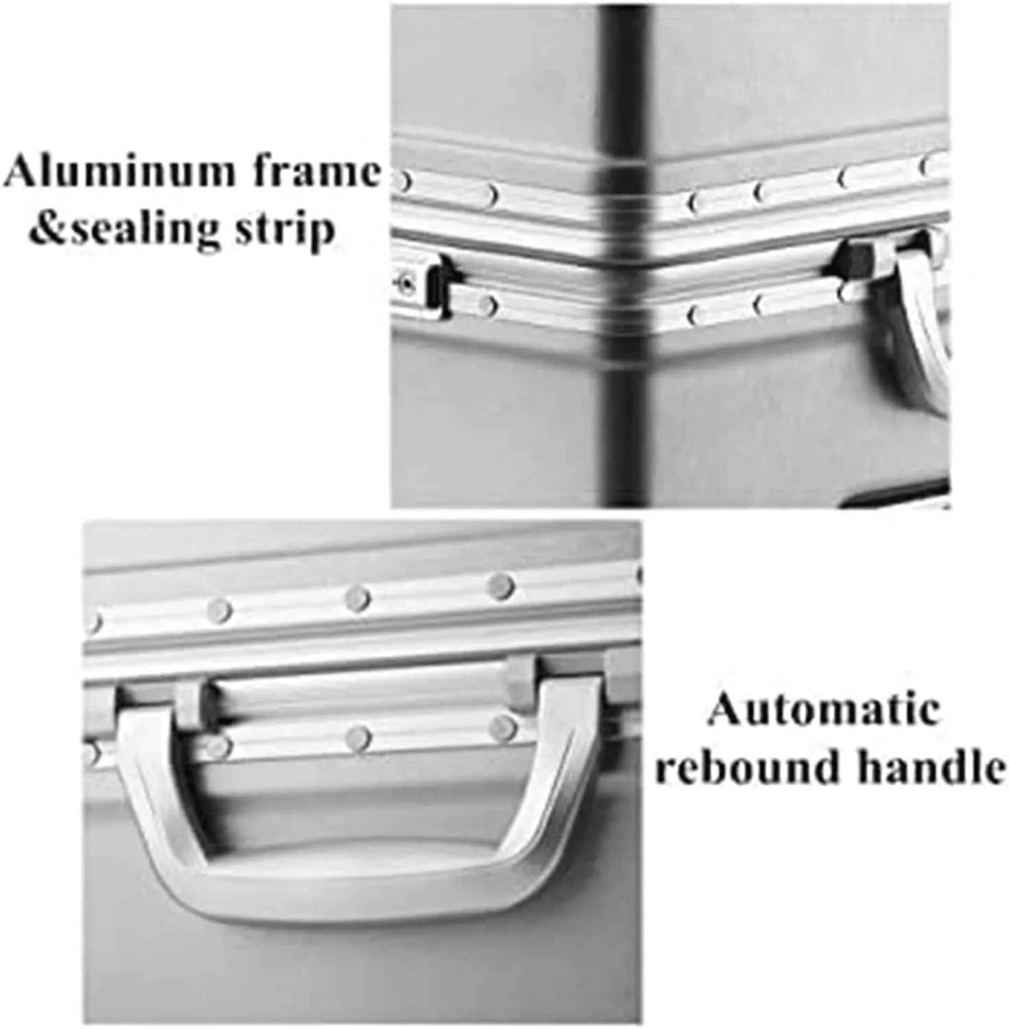 Suitcase Expandable Suitcases Thick Double-Wheel Luggage Large-Capacity Hard Shell Suitcases with Wheels Lightweight Carry On Luggage Travel Gear(White,24in)