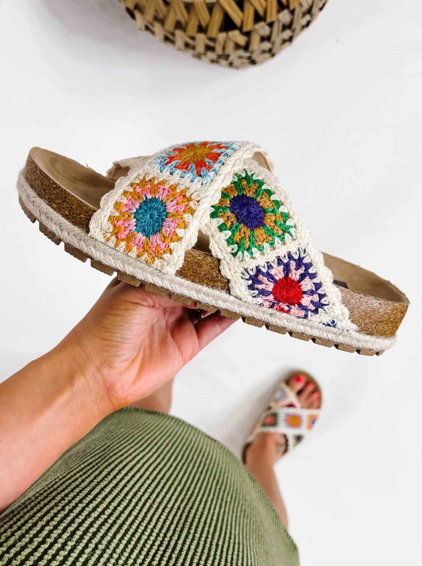 Tacoma Crochet Sandals by Dirty Laundry in Natural