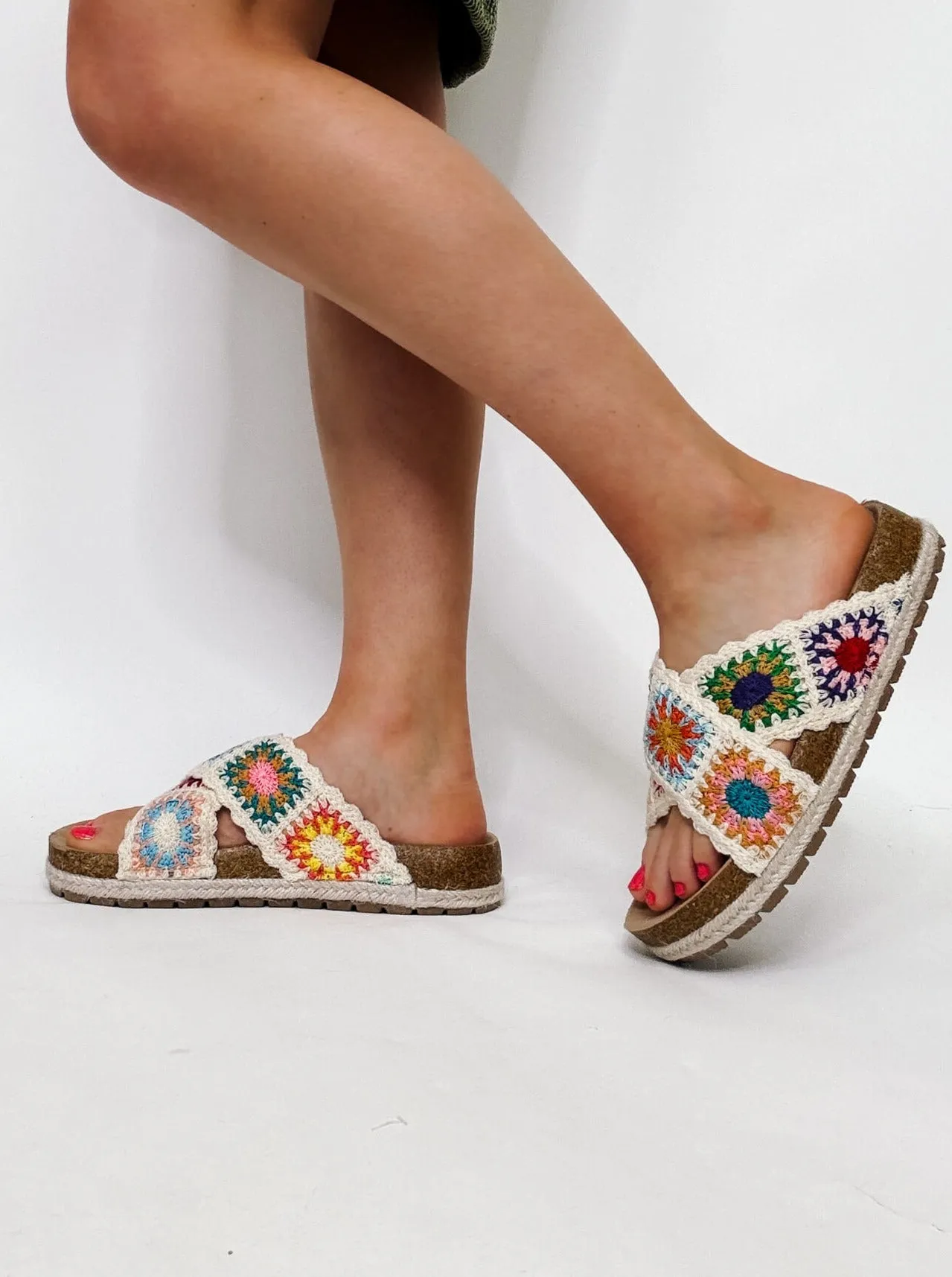 Tacoma Crochet Sandals by Dirty Laundry in Natural