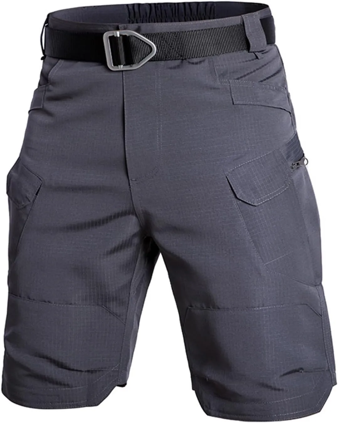 Tactical Shorts for Men Stretch Waterproof Quick Dry Cargo Pants Ripstop Lightweight Camping Hiking Pants with Pockets