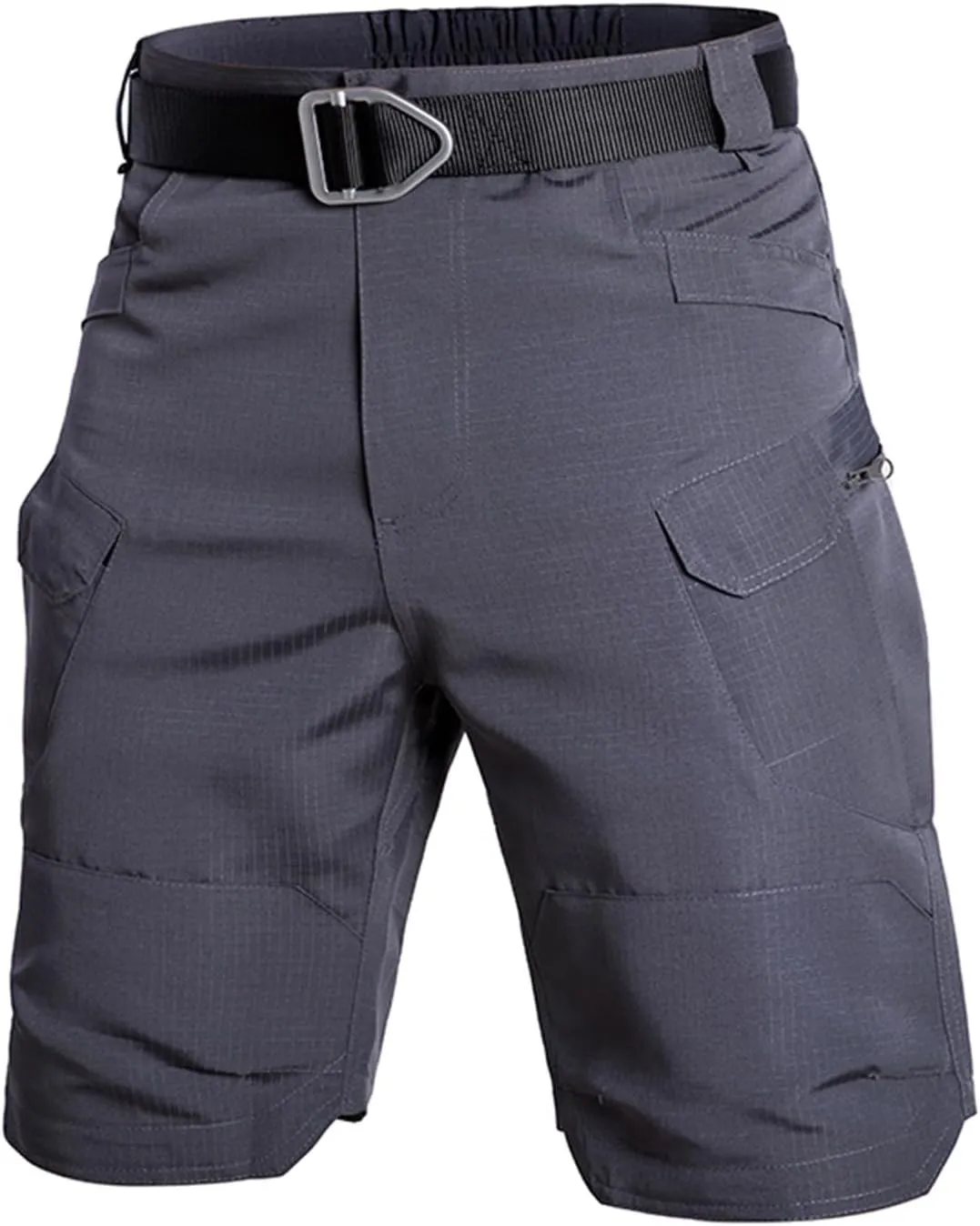 Tactical Shorts for Men Stretch Waterproof Quick Dry Cargo Pants Ripstop Lightweight Camping Hiking Pants with Pockets