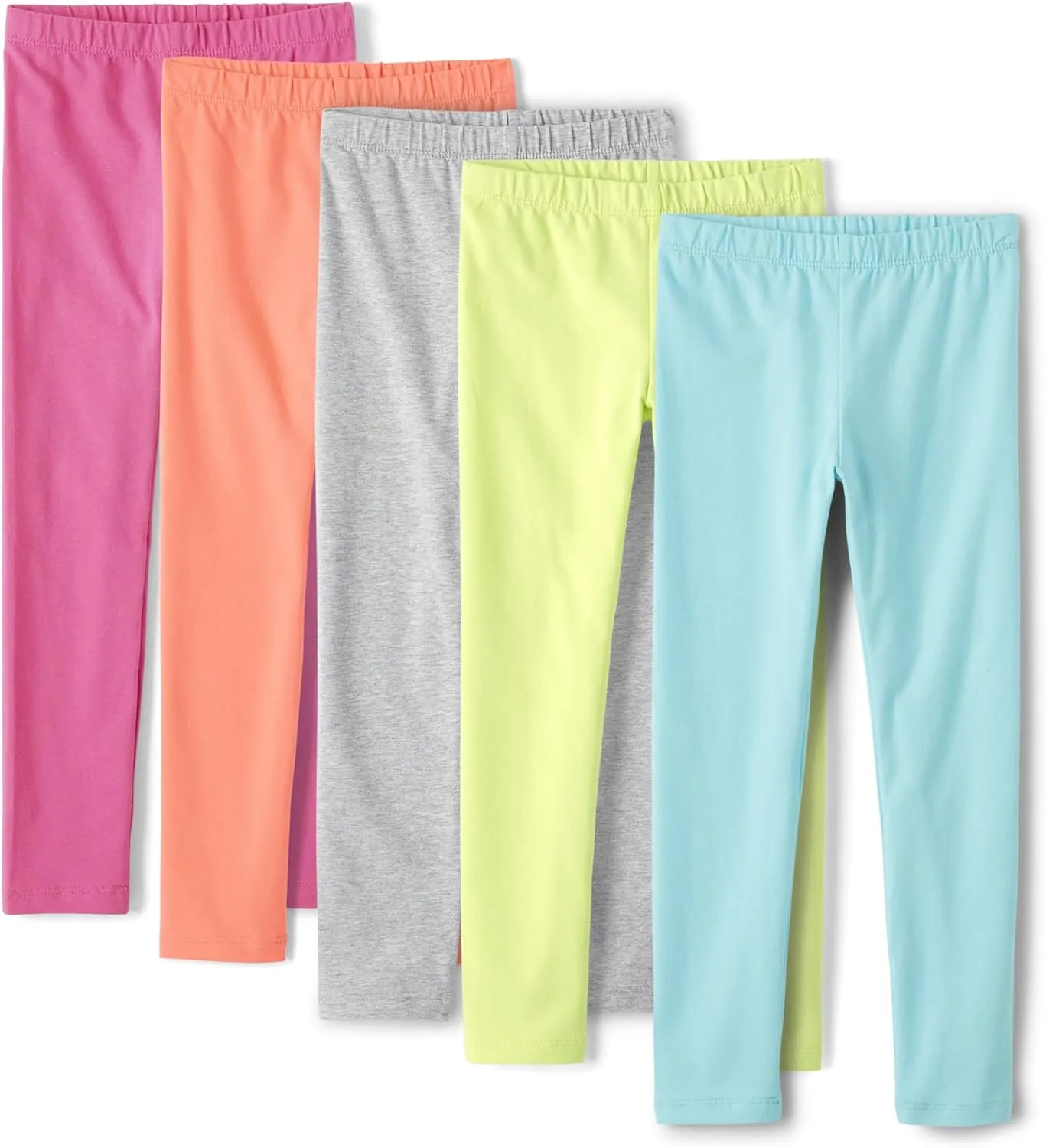 The Children's Place Girls' Printed Leggings 5 Pack