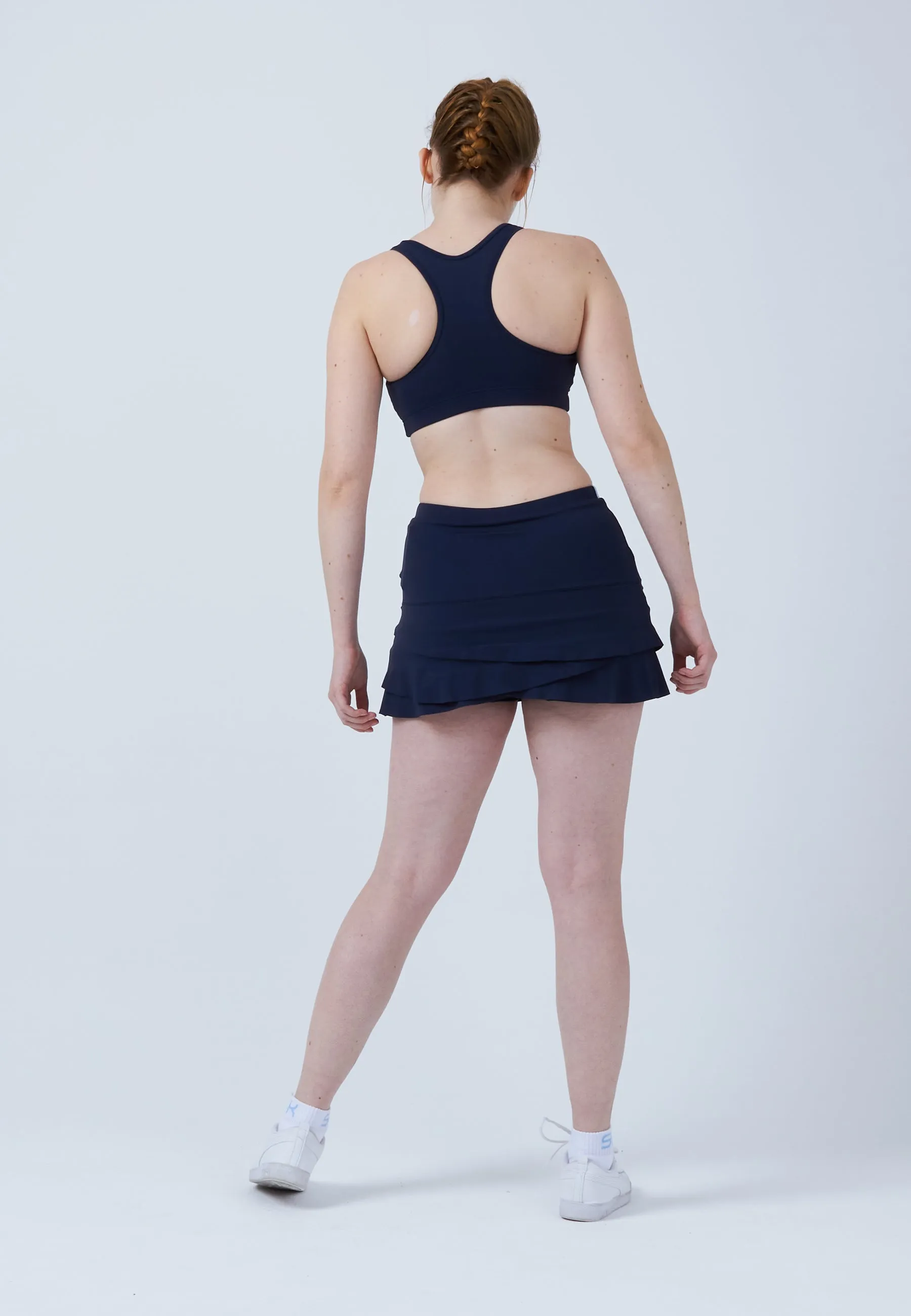 Tulip Tennis Skort with pockets, blue navy