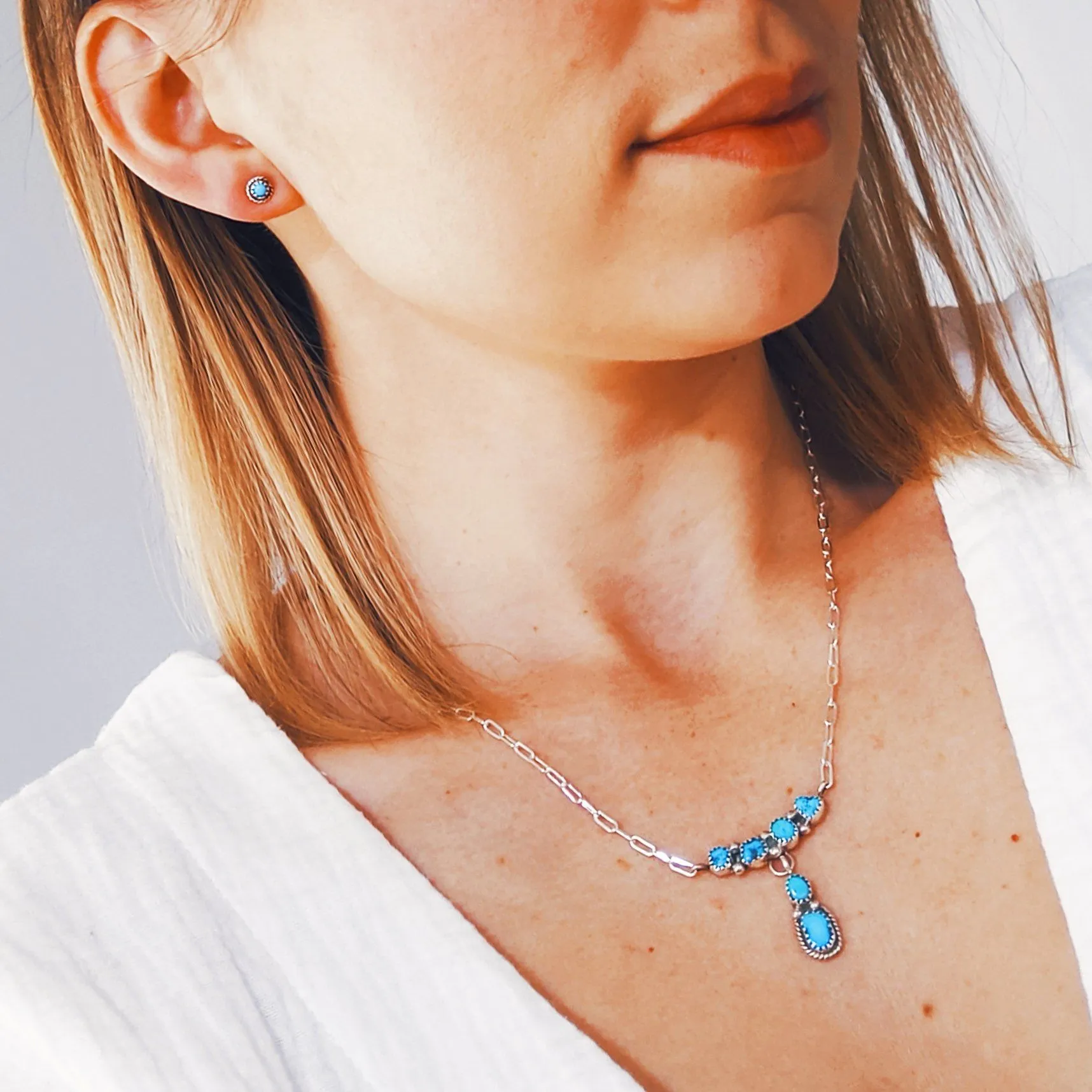 Turquoise Navajo Studs