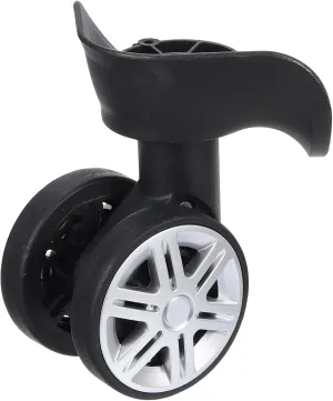 uxcell Luggage Wheel Replacement, Suitcase Trolley Wheels DIY Repair, Spinner Wheels Luggage Accessories, Swivel Silent Wheel, Black