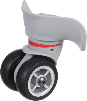 uxcell Luggage Wheel Replacement, Suitcase Trolley Wheels DIY Repair, Spinner Wheels Luggage Accessories, Swivel Silent Wheel, Grey