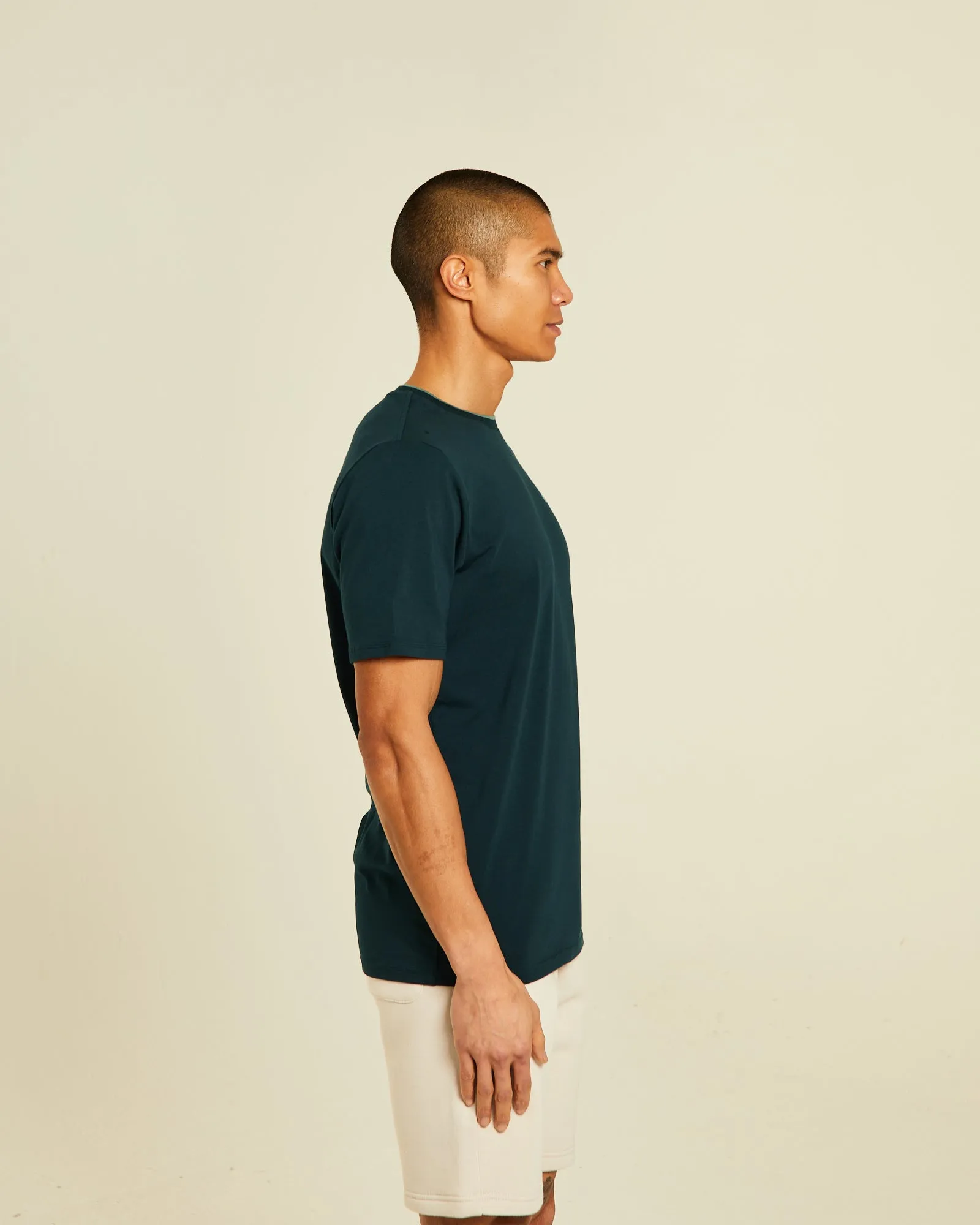 Vidal Tee Midnight Green