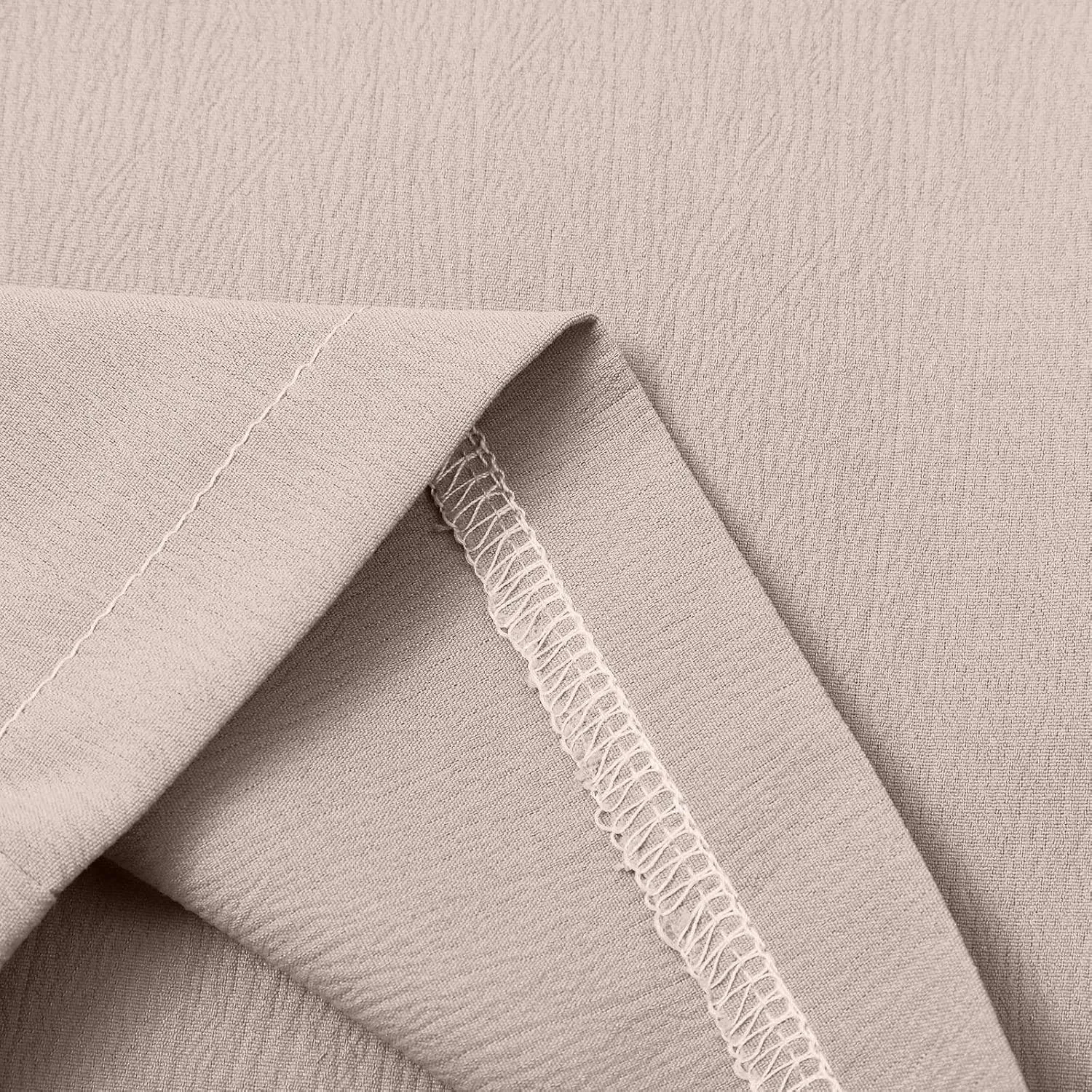 Wide Leg Palazzo Pants for Women Cotton Linen Crossover High Waisst Dressy Trousers with Pockets Lightweight Loose Yoga Pants