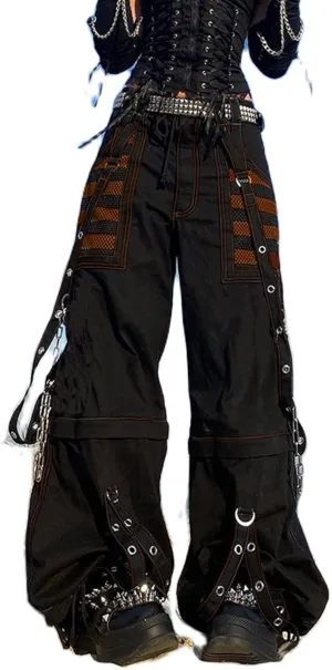 Woman Baggy Cargo Jeans High Waist Loose Wide Leg Denim Pants y2k Zip Button Pockets Trousers Jeans Streetwear