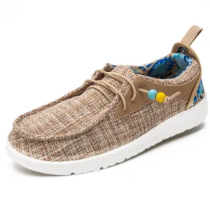 Women Size 6 Canvas Lace Up Slip-On Loafers/Tennis Shoes/Sneakers/Walking Shoes
