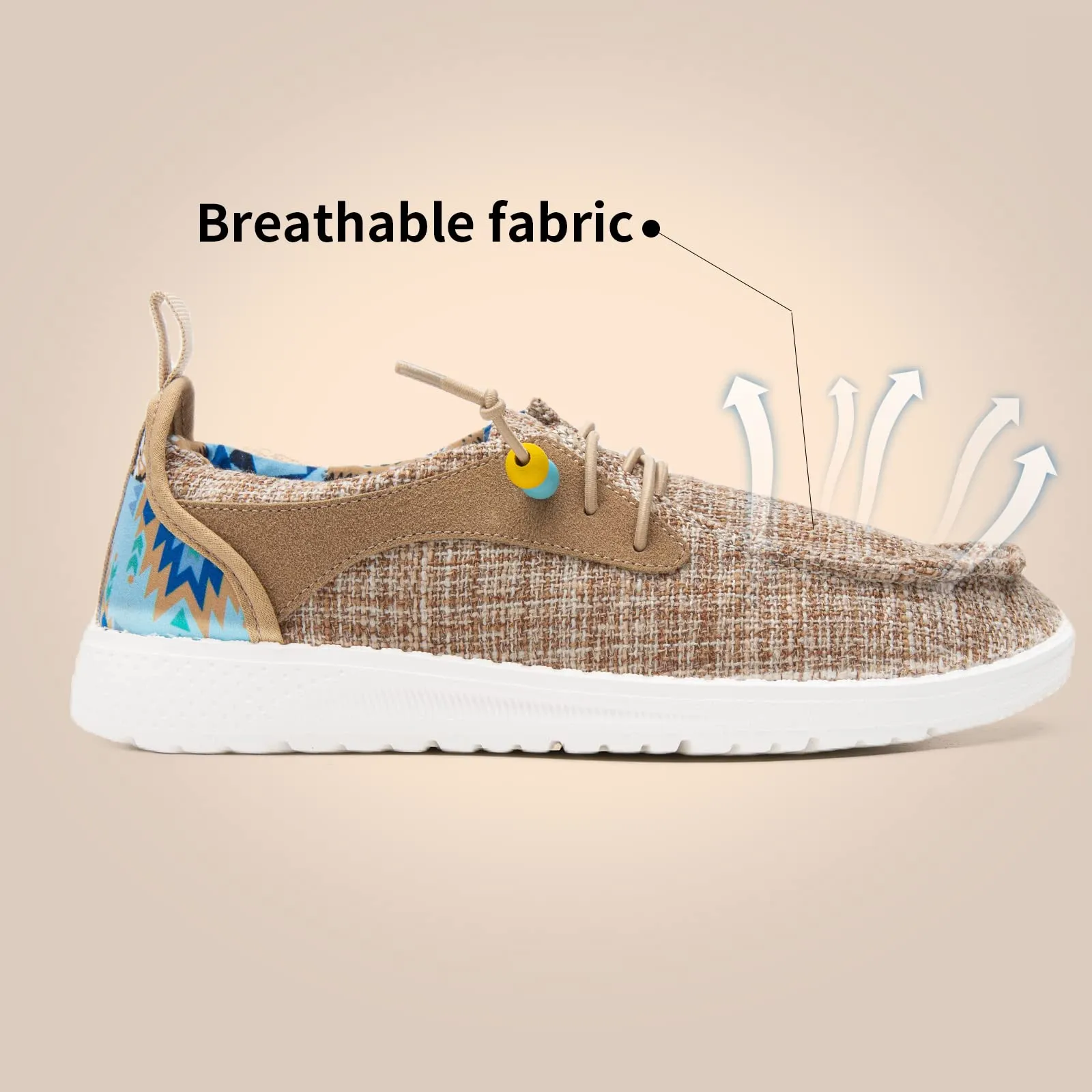 Women Size 6 Canvas Lace Up Slip-On Loafers/Tennis Shoes/Sneakers/Walking Shoes