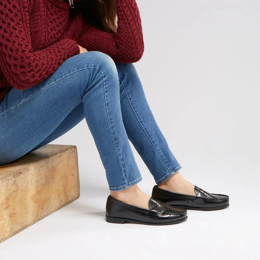 Women's Classic Penny Loafer Dark Walnut