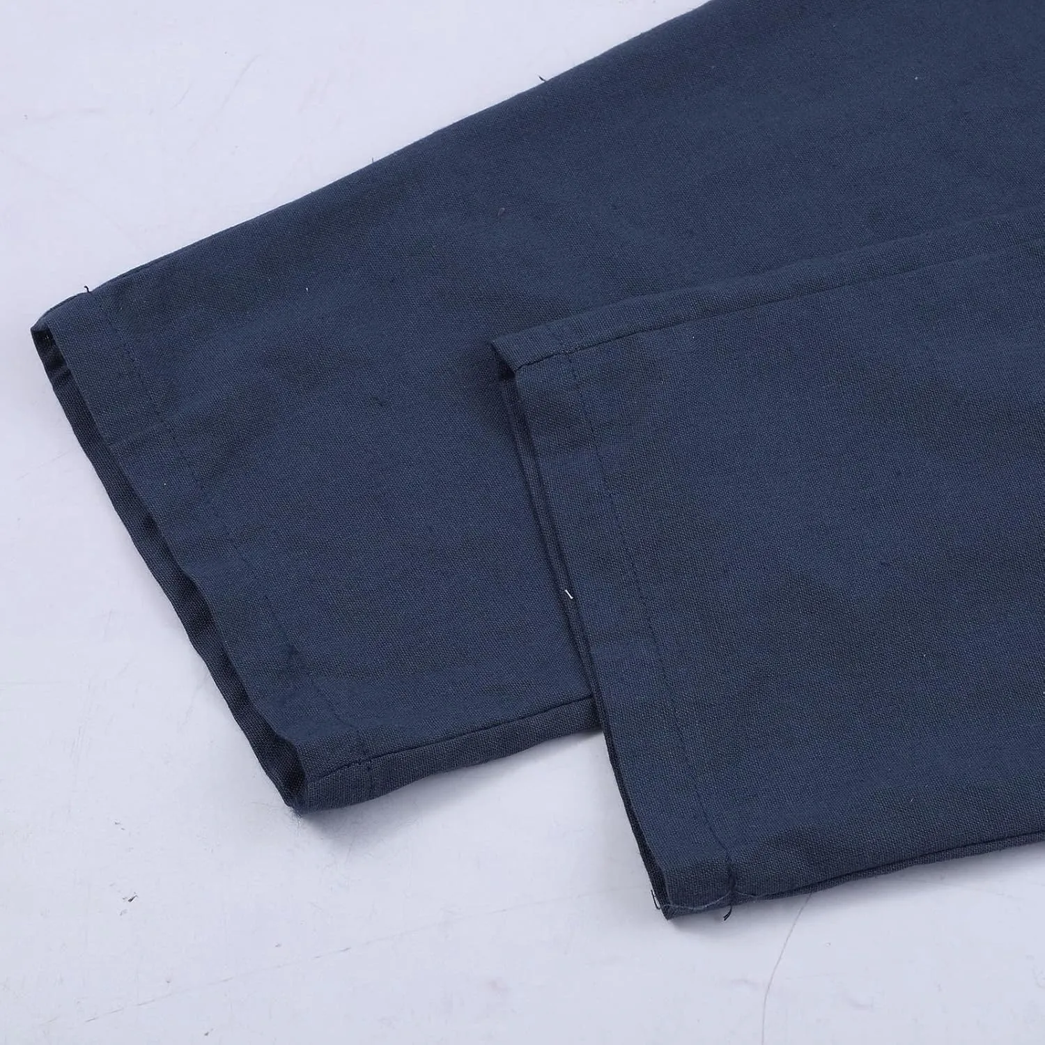 Women's Linen Summer Baggy Pant Trousers Elastic Waisted Wide Leg Loose Fit Trousers Vacation