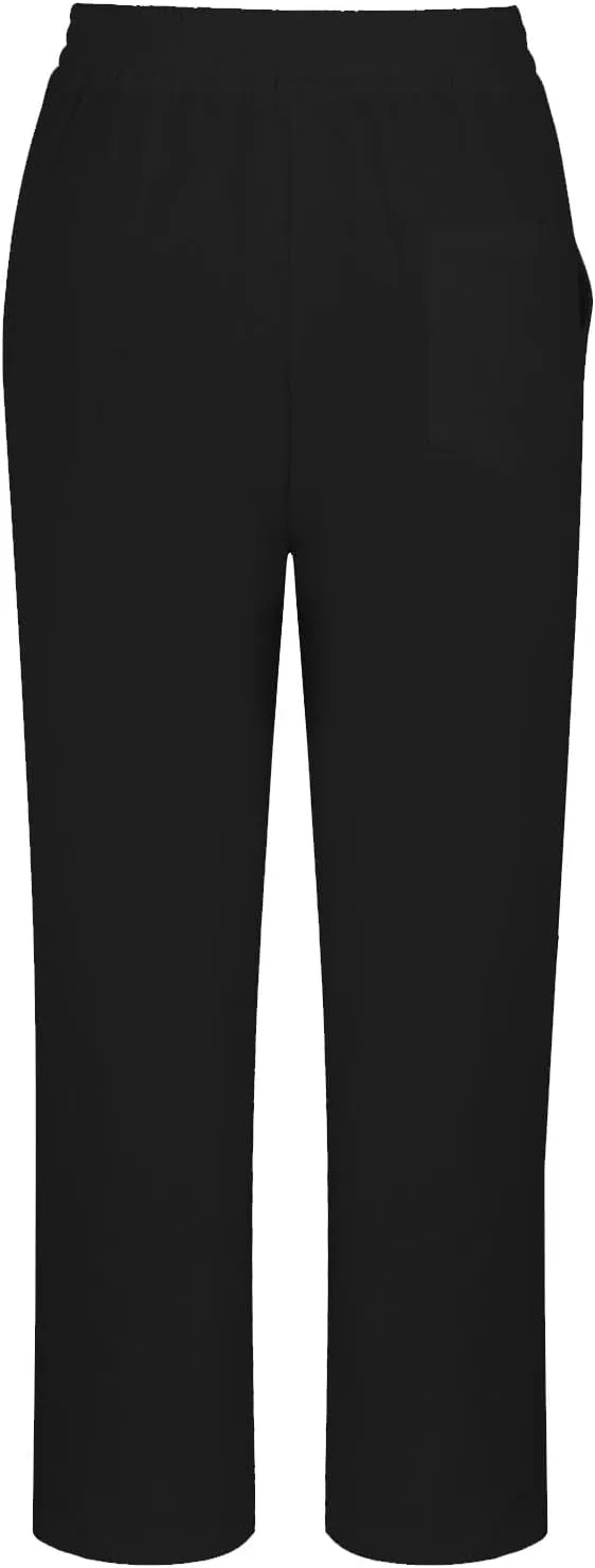 Womens Summer Cotton Linen Pants 2025 Trendy Side Slit Ankle Wide Leg Beach Trousers Elastic Waist Drawstring Slacks