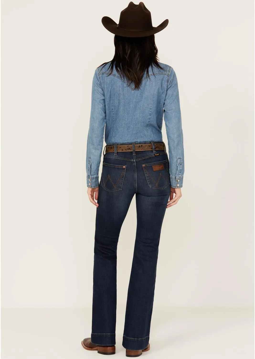 Wrangler Women's Retro High Rise Trouser Jeans